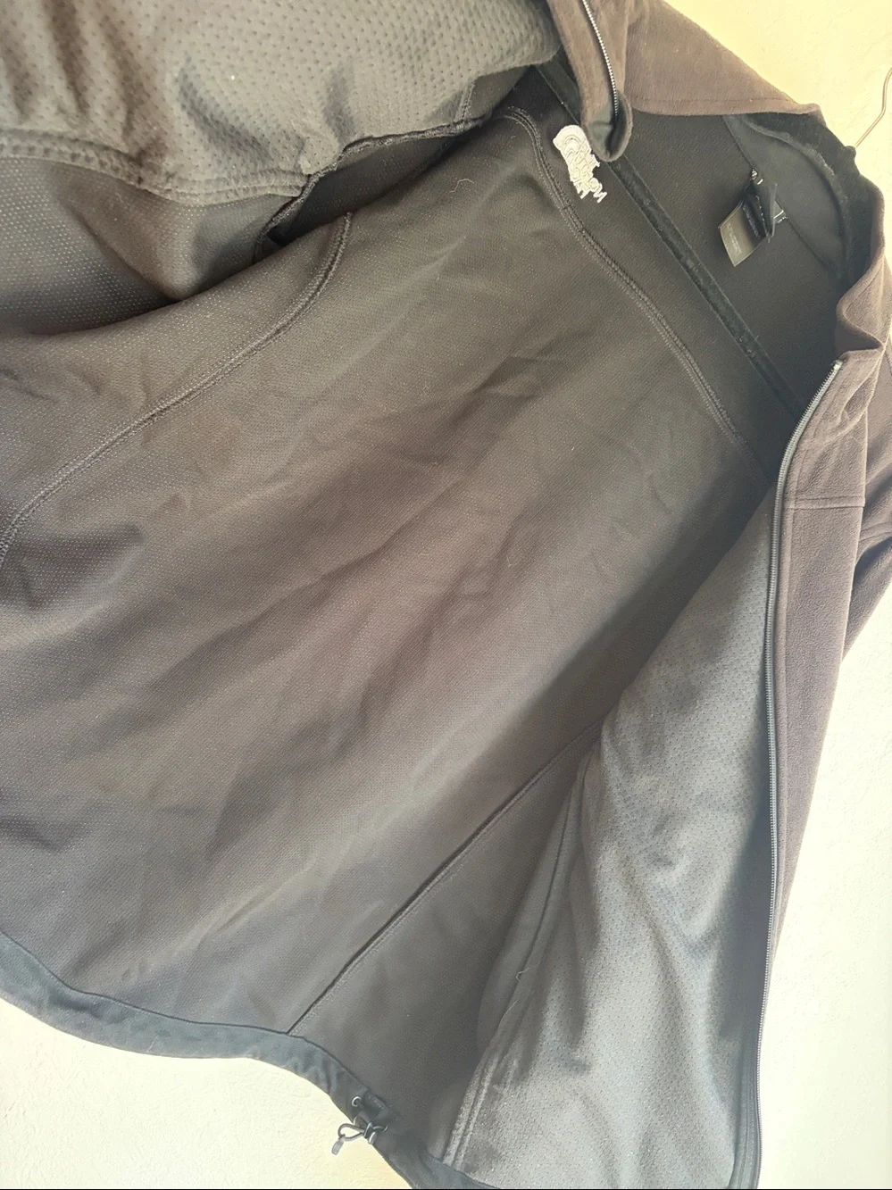 The North Face Windwall Jacket Mens Large Black Full Zip